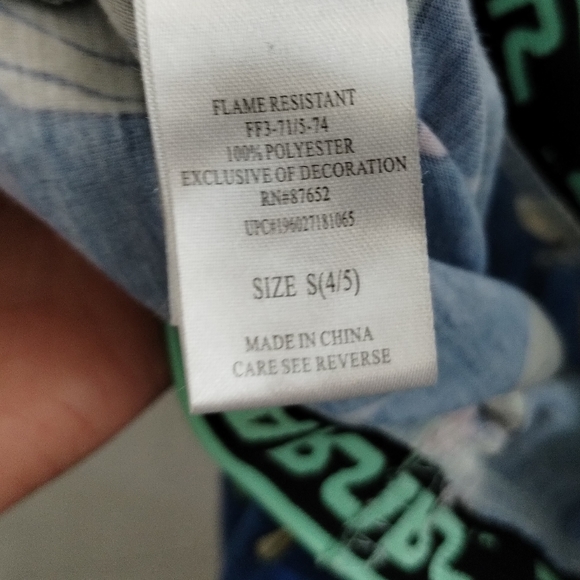 STAR WARS Baby Yoda PJ COMFY LOUNGEWEAR BOTTOMS W/ ELASTIC WAIST Size Boy S(4/5) - Picture 10 of 11